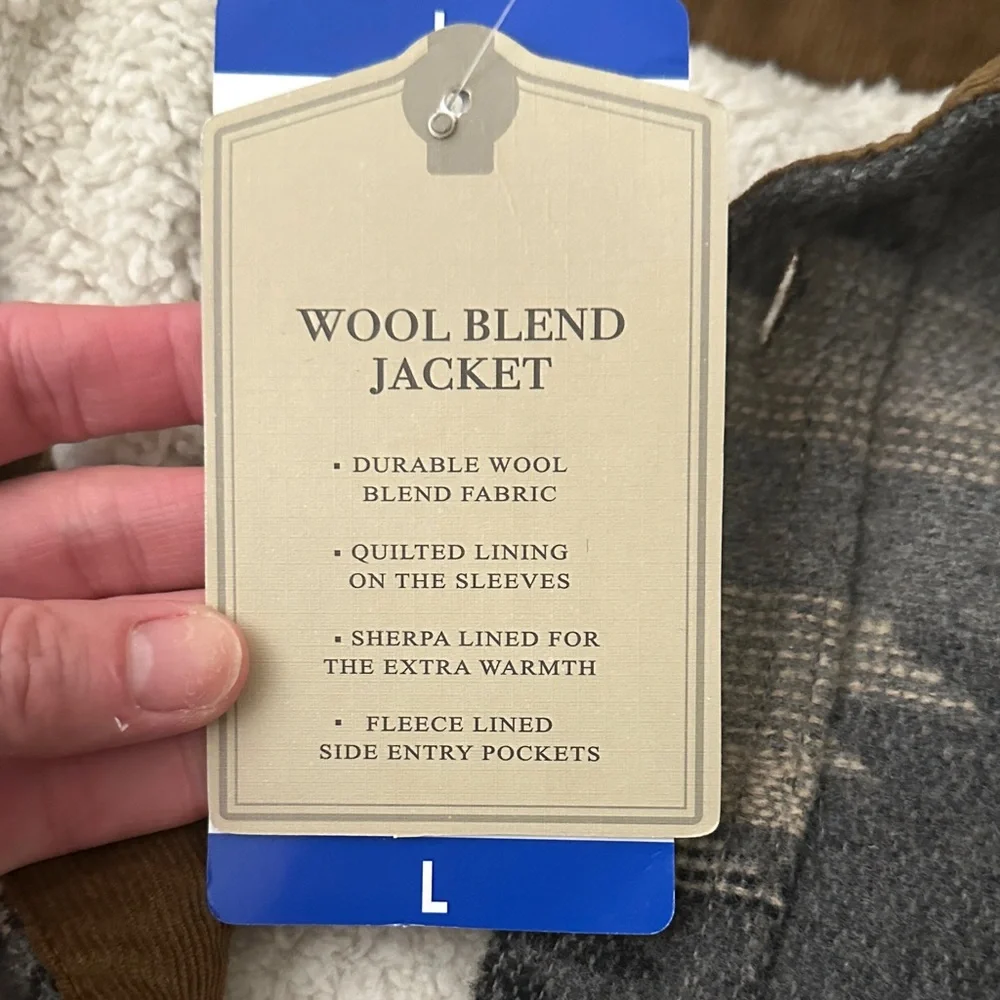 Stylish Men's Jean Jacket - Black and Gray Pattern - Picture 3 of 7